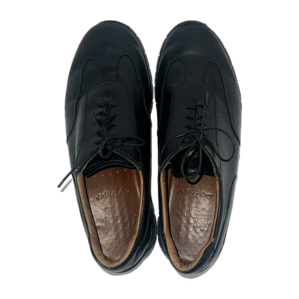 Allen Edmonds Day Tripper Black Leather Oxfords Mens 9.5 D 3697 74007